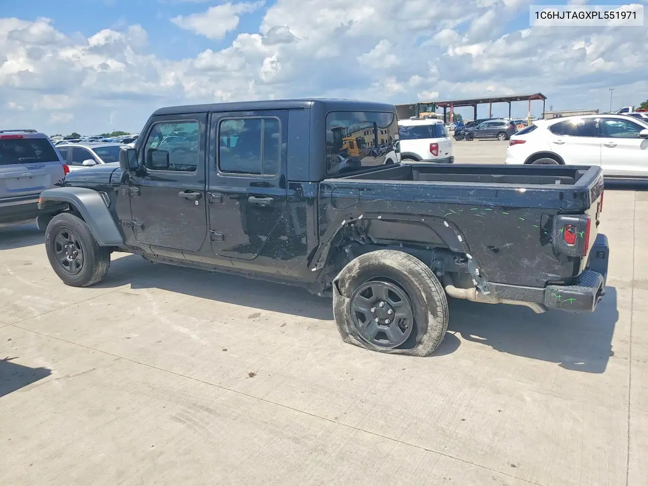 2023 Jeep Gladiator Sport VIN: 1C6HJTAGXPL551971 Lot: 57557596