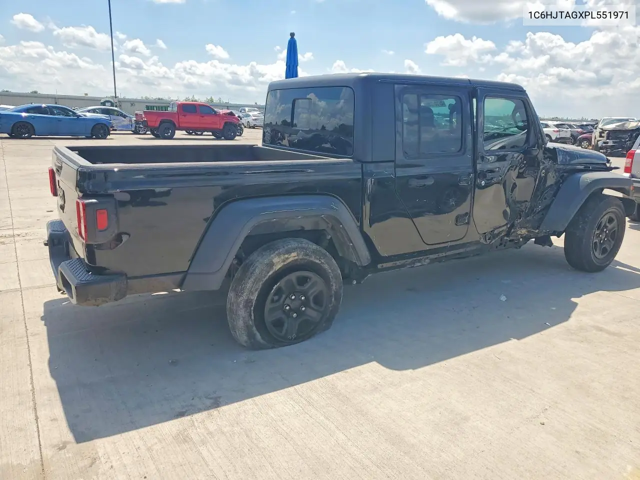 2023 Jeep Gladiator Sport VIN: 1C6HJTAGXPL551971 Lot: 57557596