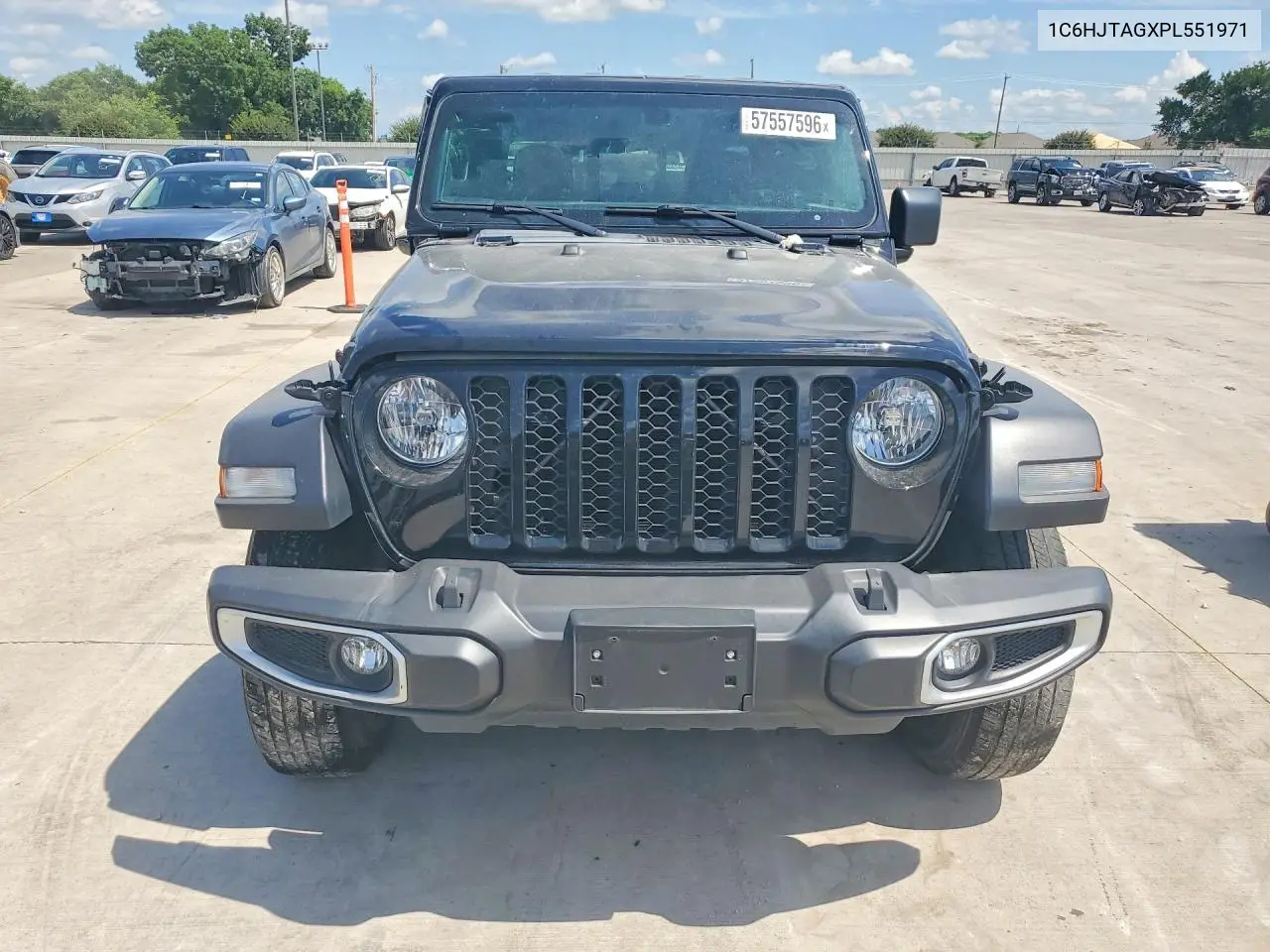 2023 Jeep Gladiator Sport VIN: 1C6HJTAGXPL551971 Lot: 57557596