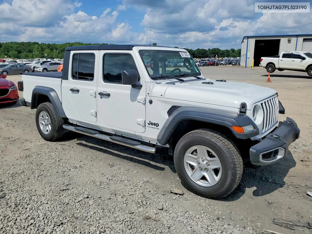 2023 Jeep Gladiator Sport VIN: 1C6HJTAG7PL523190 Lot: 58113606