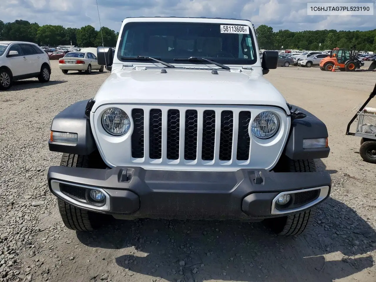 2023 Jeep Gladiator Sport VIN: 1C6HJTAG7PL523190 Lot: 58113606