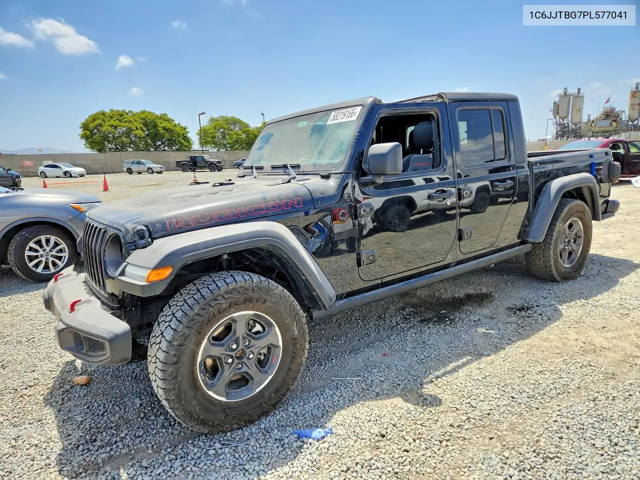 2023 Jeep Gladiator Rubicon VIN: 1C6JJTBG7PL577041 Lot: 58219166