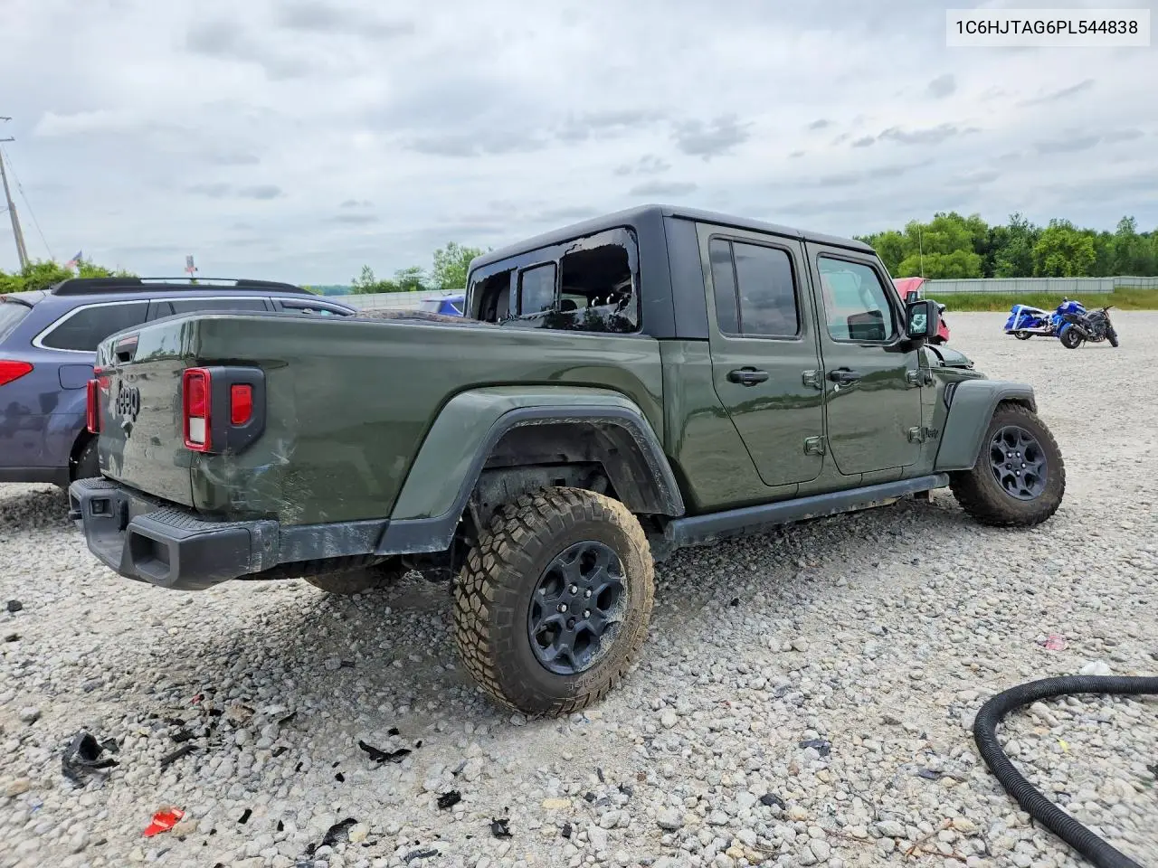 2023 Jeep Gladiator Sport VIN: 1C6HJTAG6PL544838 Lot: 58753156