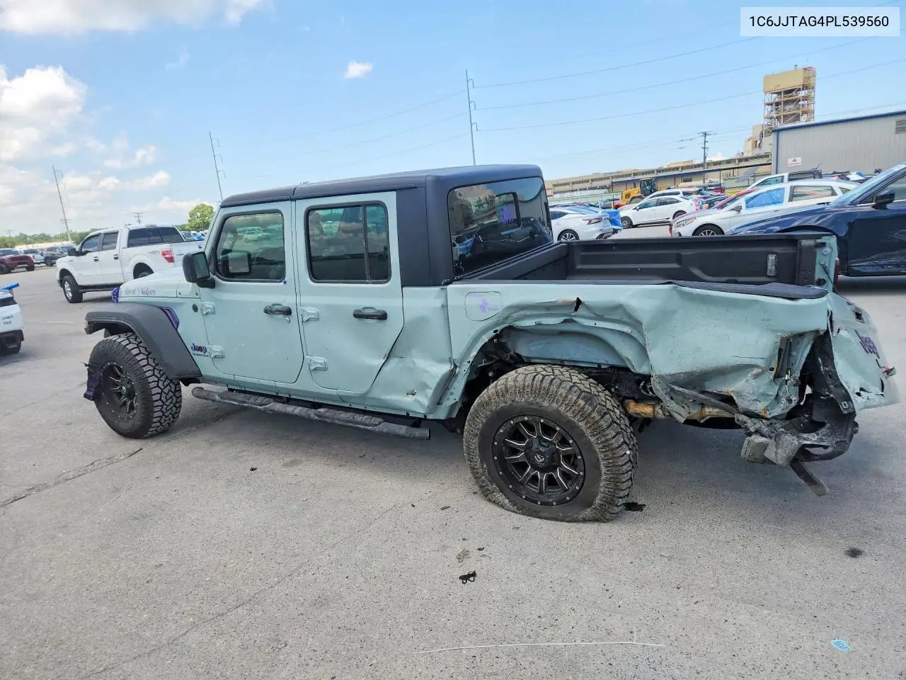 2023 Jeep Gladiator Sport VIN: 1C6JJTAG4PL539560 Lot: 58877896