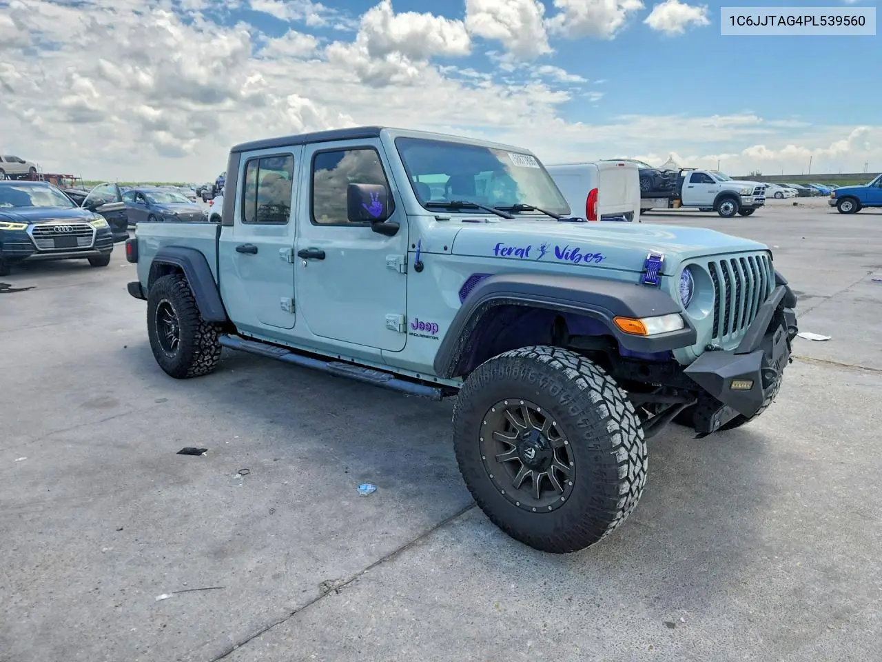 2023 Jeep Gladiator Sport VIN: 1C6JJTAG4PL539560 Lot: 58877896