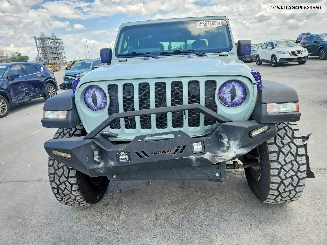2023 Jeep Gladiator Sport VIN: 1C6JJTAG4PL539560 Lot: 58877896