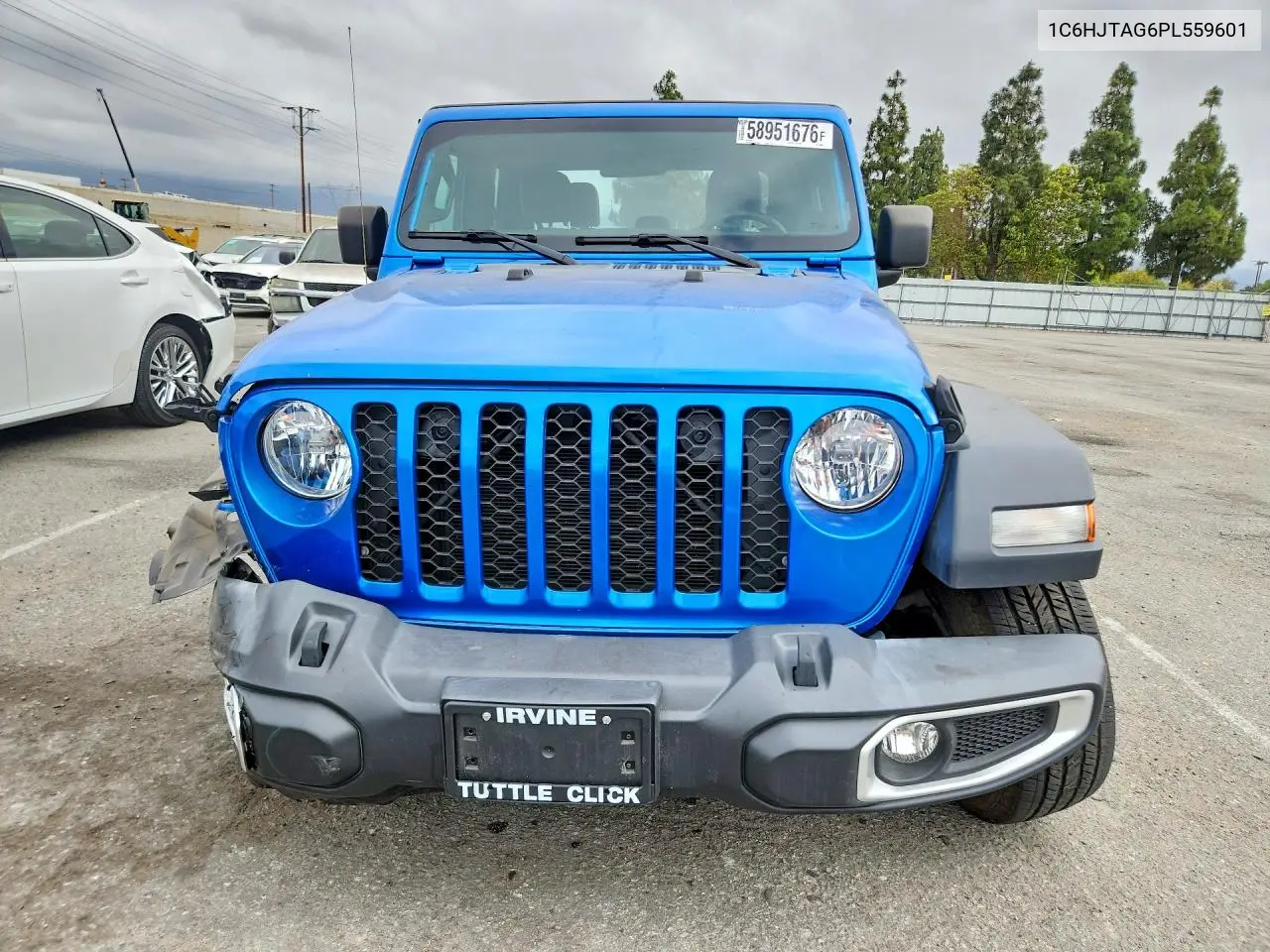 2023 Jeep Gladiator Sport VIN: 1C6HJTAG6PL559601 Lot: 58951676