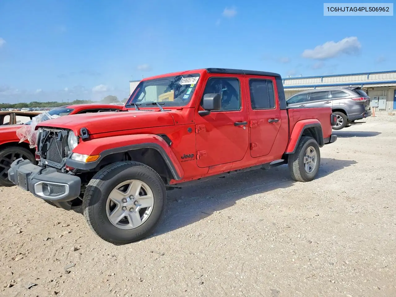 2023 Jeep Gladiator Sport VIN: 1C6HJTAG4PL506962 Lot: 59605716