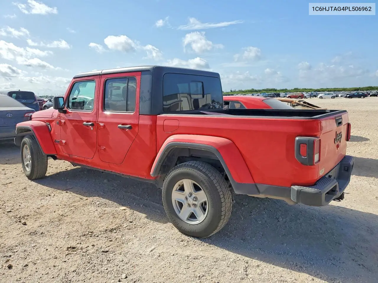 2023 Jeep Gladiator Sport VIN: 1C6HJTAG4PL506962 Lot: 59605716