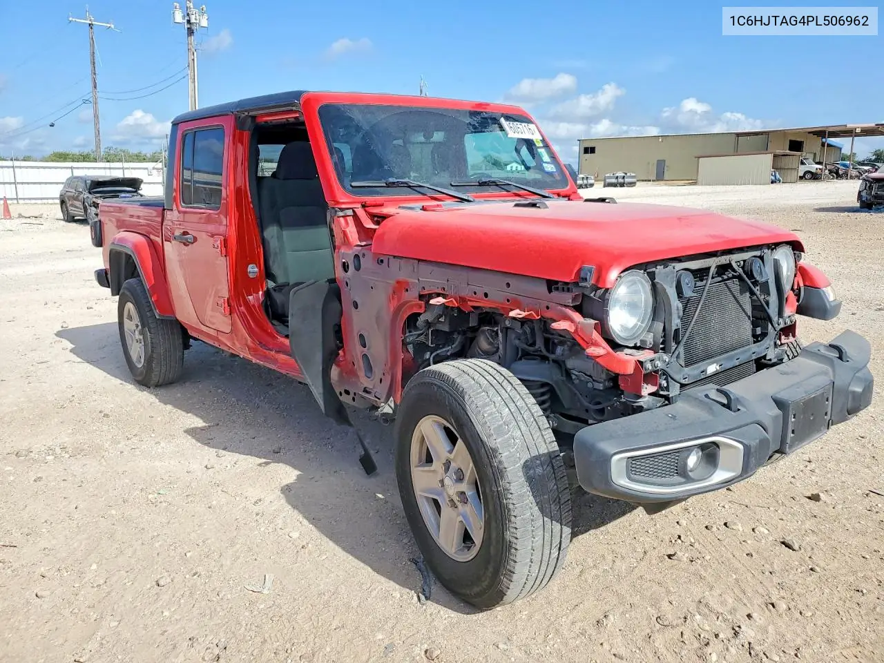 2023 Jeep Gladiator Sport VIN: 1C6HJTAG4PL506962 Lot: 59605716