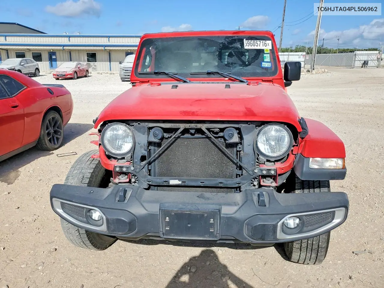 2023 Jeep Gladiator Sport VIN: 1C6HJTAG4PL506962 Lot: 59605716