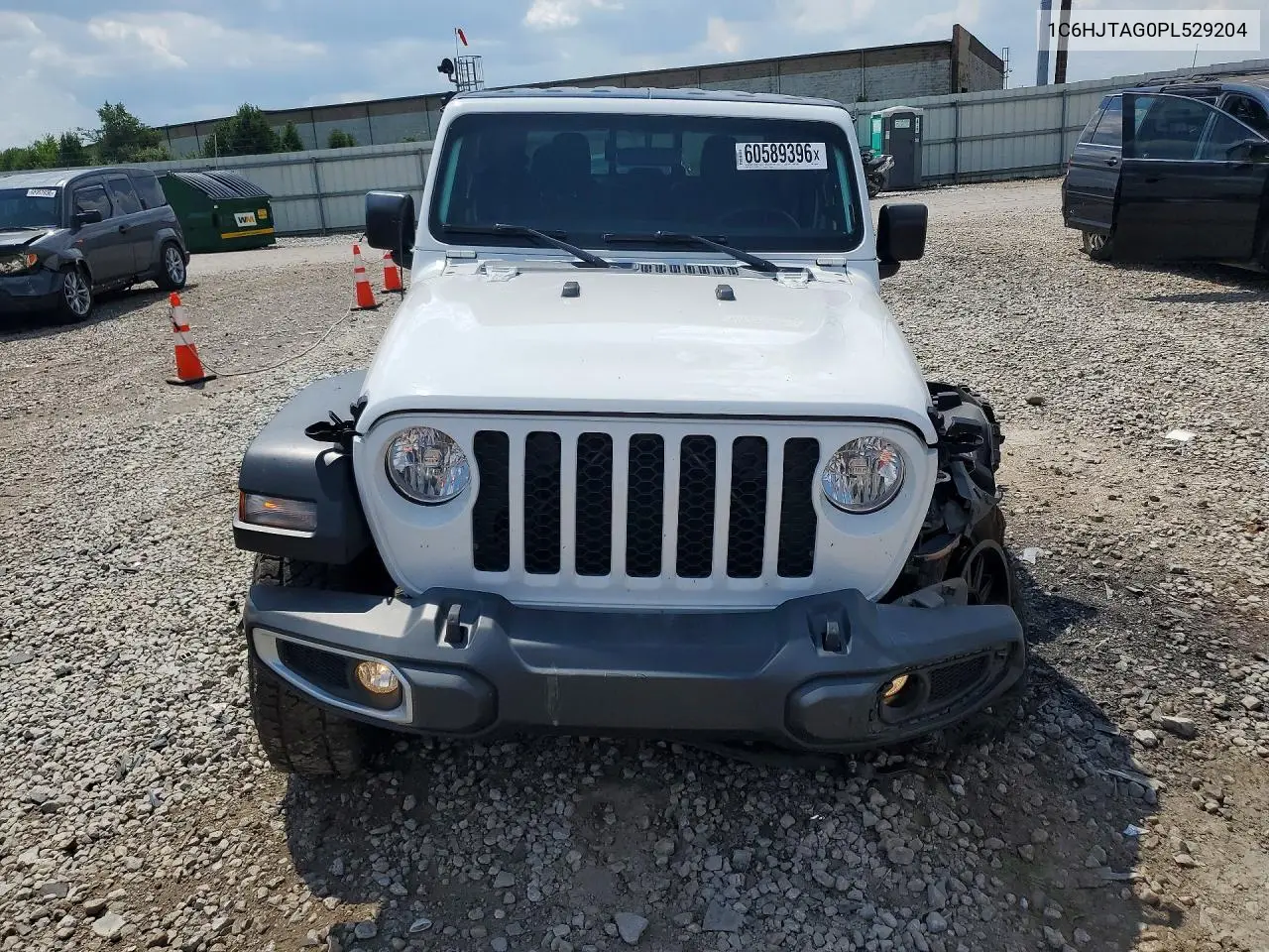 2023 Jeep Gladiator Sport VIN: 1C6HJTAG0PL529204 Lot: 60589396
