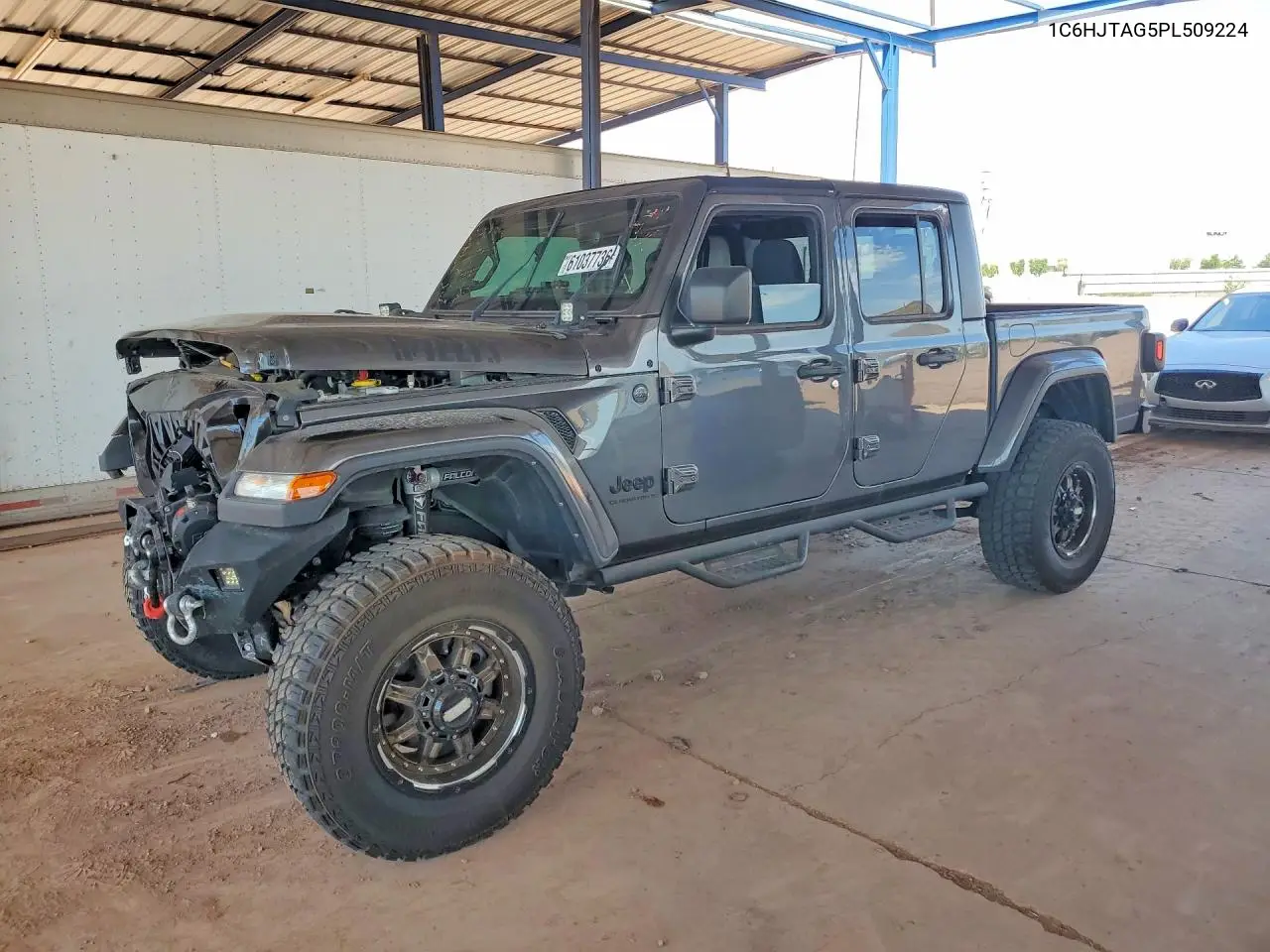 2023 Jeep Gladiator Sport VIN: 1C6HJTAG5PL509224 Lot: 61037736