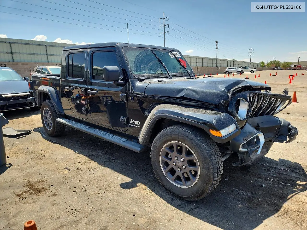 2023 Jeep Gladiator Overland VIN: 1C6HJTFG4PL533166 Lot: 61066346