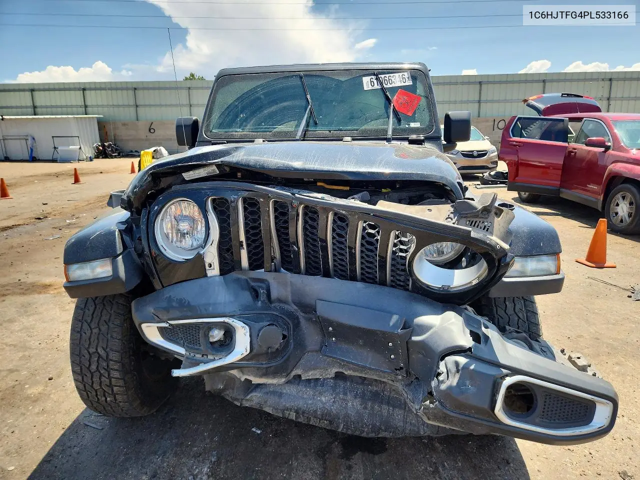 2023 Jeep Gladiator Overland VIN: 1C6HJTFG4PL533166 Lot: 61066346