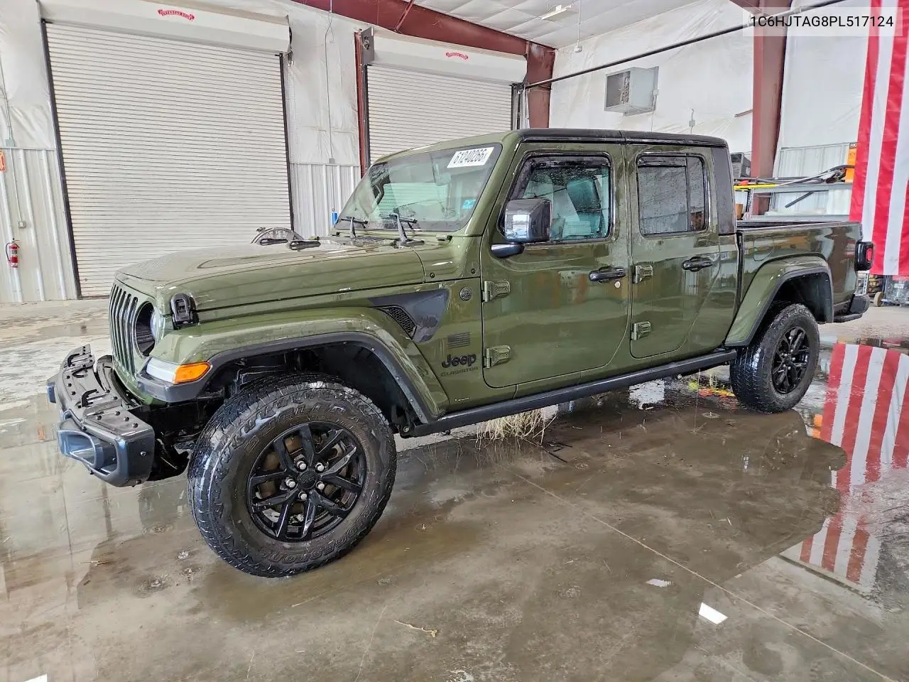 2023 Jeep Gladiator Sport VIN: 1C6HJTAG8PL517124 Lot: 61240266