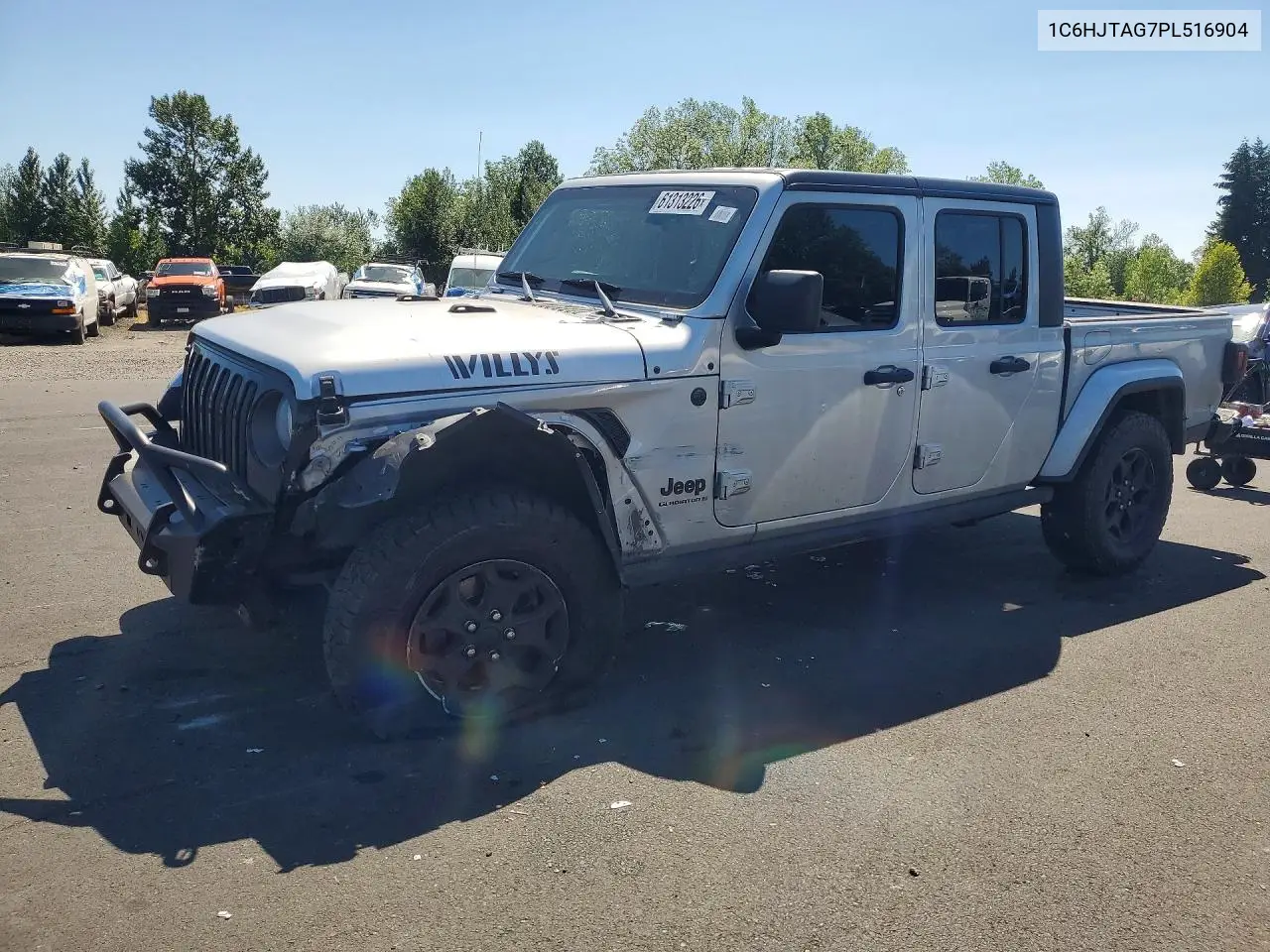 2023 Jeep Gladiator Sport VIN: 1C6HJTAG7PL516904 Lot: 61313226