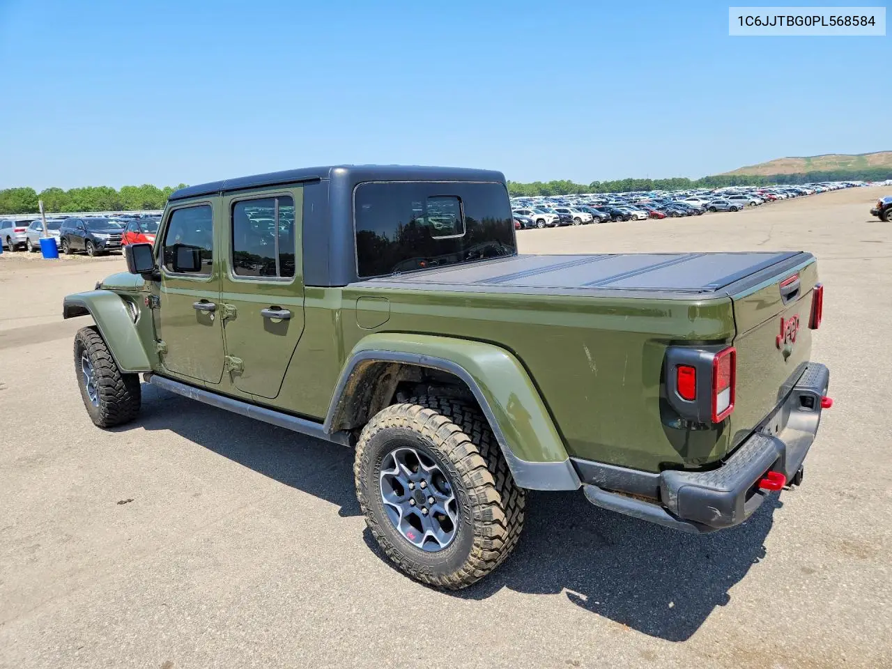 2023 Jeep Gladiator Rubicon VIN: 1C6JJTBG0PL568584 Lot: 78638425