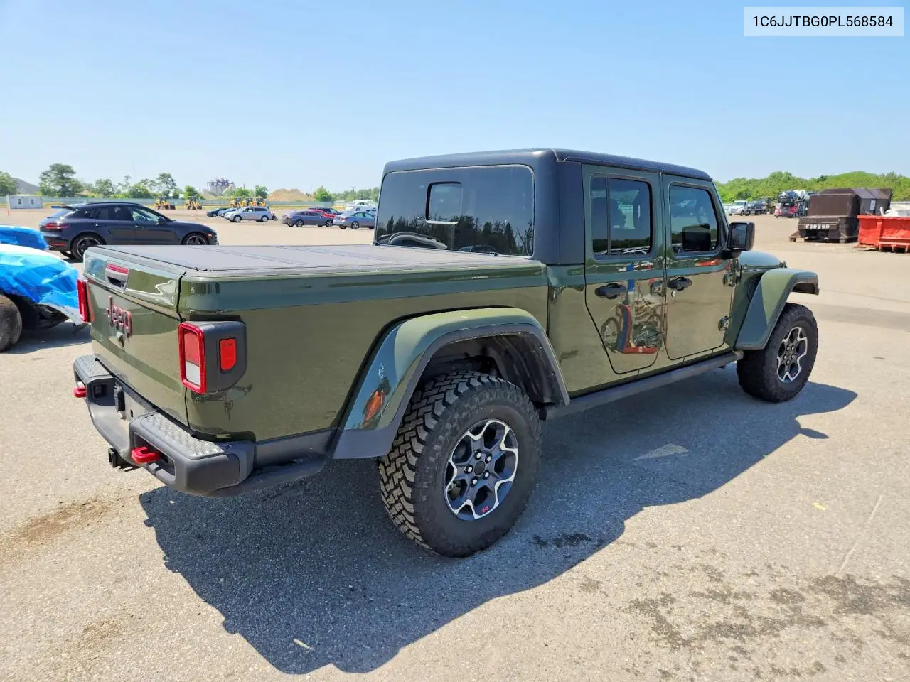 2023 Jeep Gladiator Rubicon VIN: 1C6JJTBG0PL568584 Lot: 78638425
