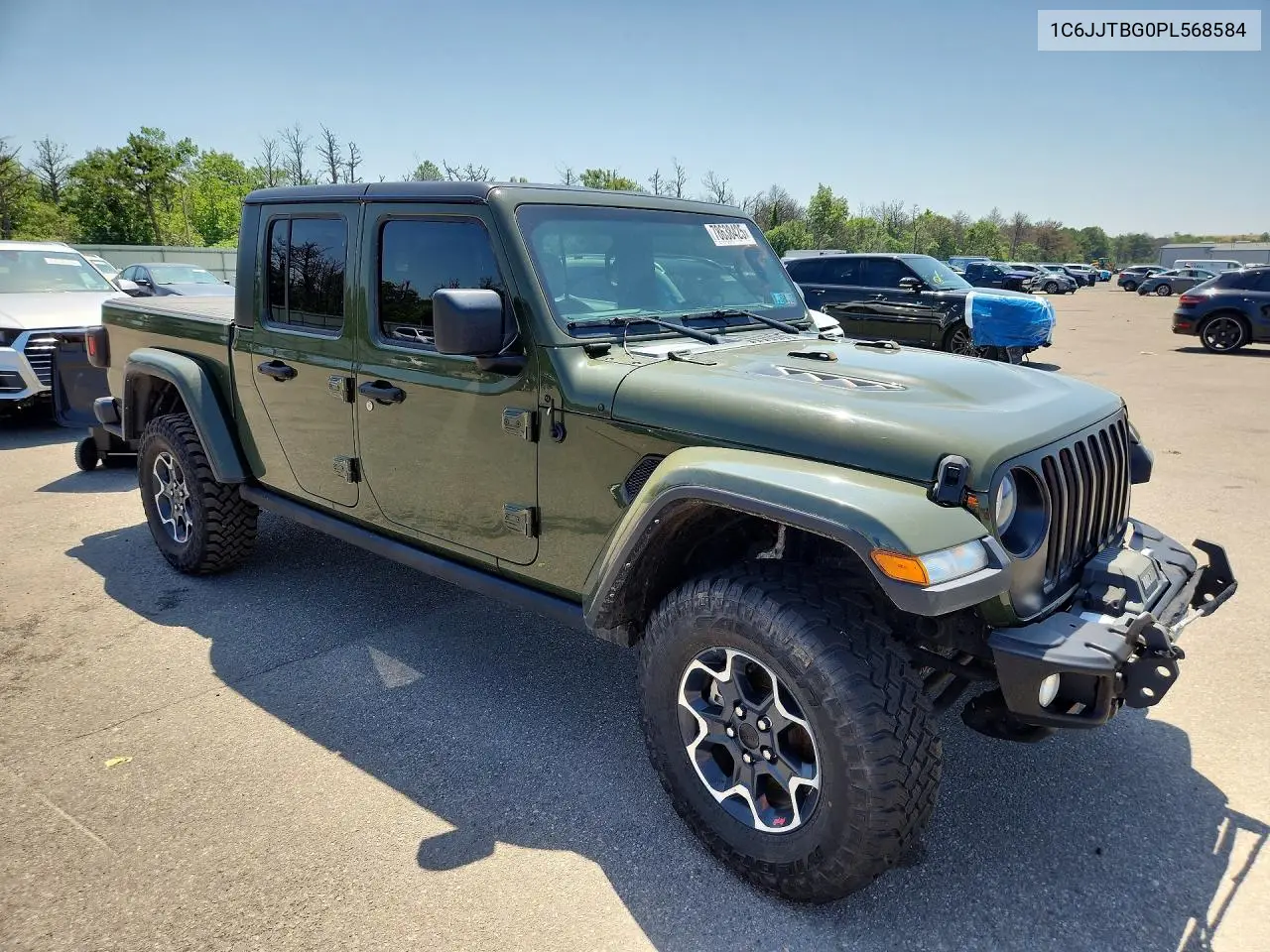 2023 Jeep Gladiator Rubicon VIN: 1C6JJTBG0PL568584 Lot: 78638425