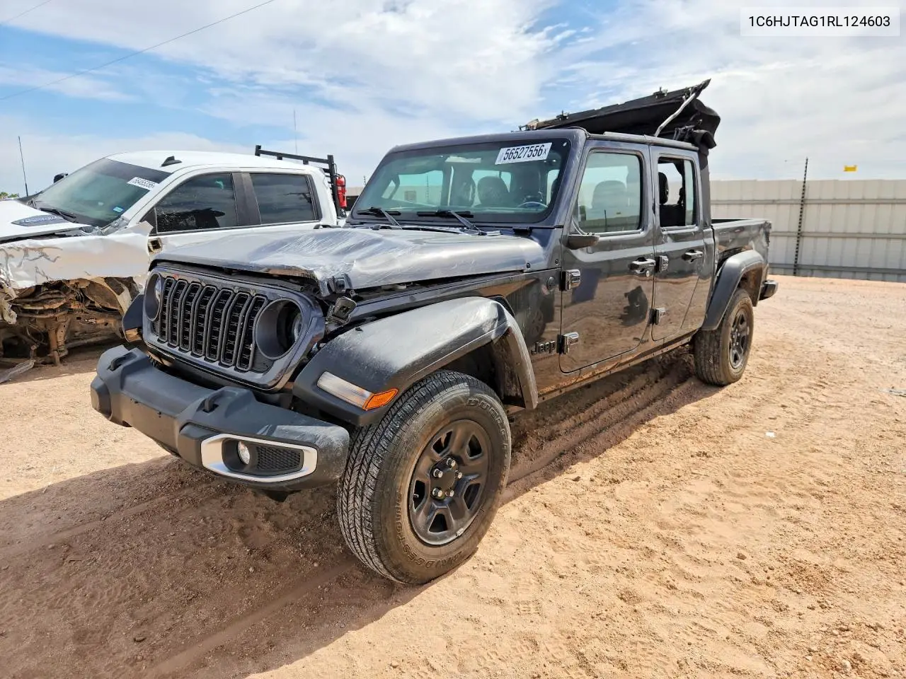 2024 Jeep Gladiator Sport VIN: 1C6HJTAG1RL124603 Lot: 56527556