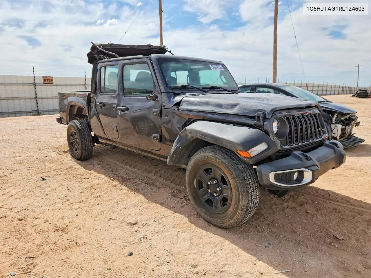 2024 Jeep Gladiator Sport VIN: 1C6HJTAG1RL124603 Lot: 56527556
