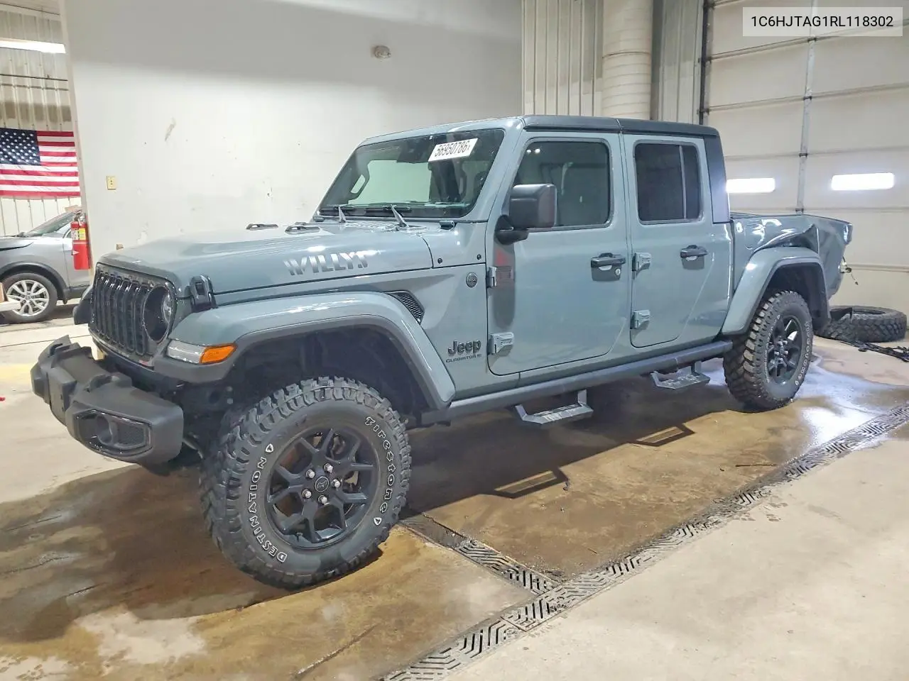 2024 Jeep Gladiator Sport VIN: 1C6HJTAG1RL118302 Lot: 56950786
