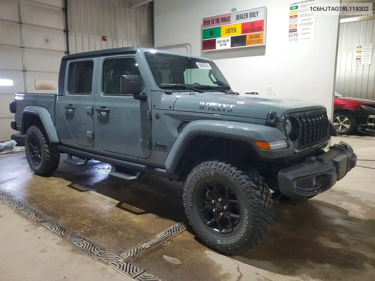 2024 Jeep Gladiator Sport VIN: 1C6HJTAG1RL118302 Lot: 56950786