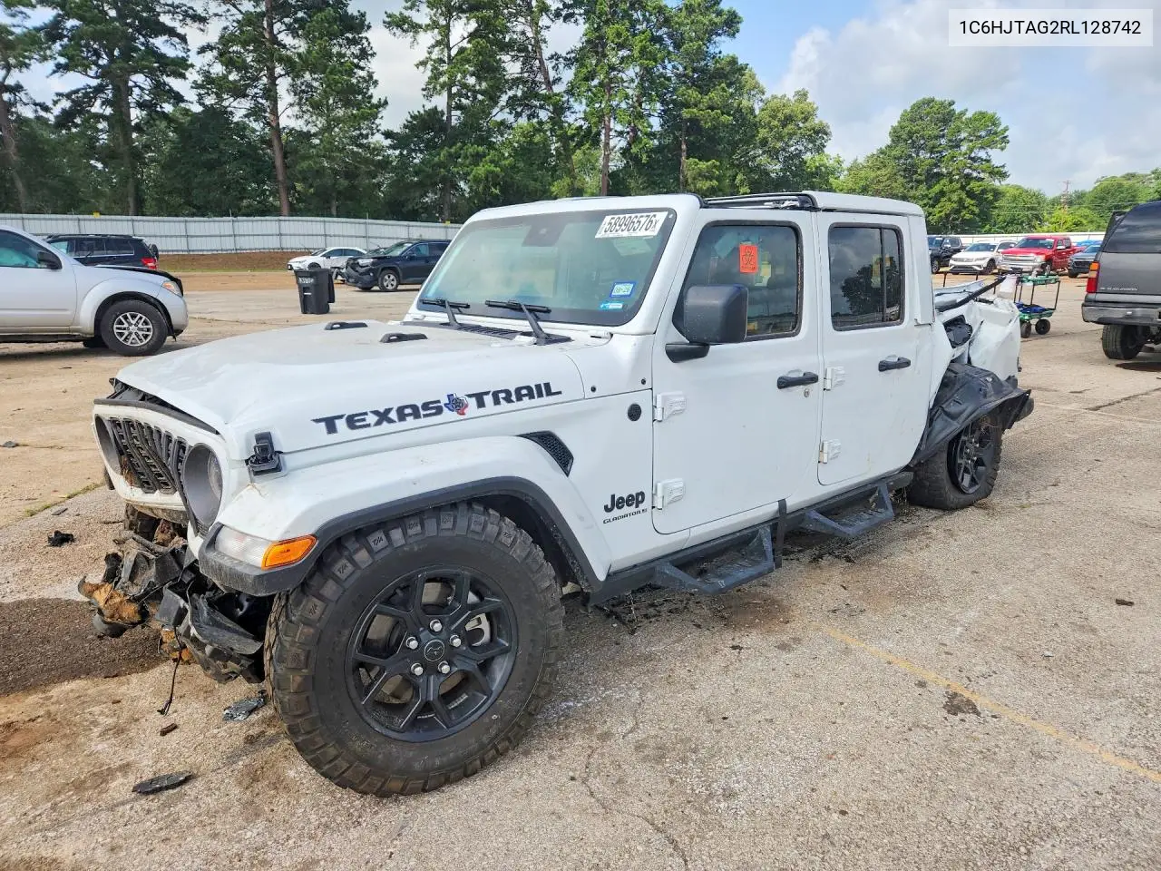 2024 Jeep Gladiator Sport VIN: 1C6HJTAG2RL128742 Lot: 58996576