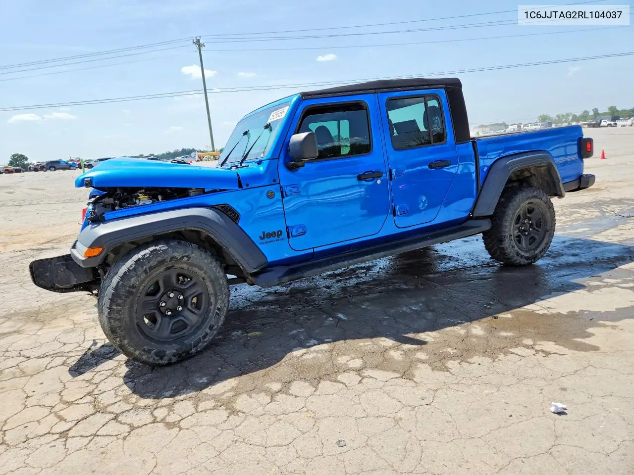 2024 Jeep Gladiator Sport VIN: 1C6JJTAG2RL104037 Lot: 59296596