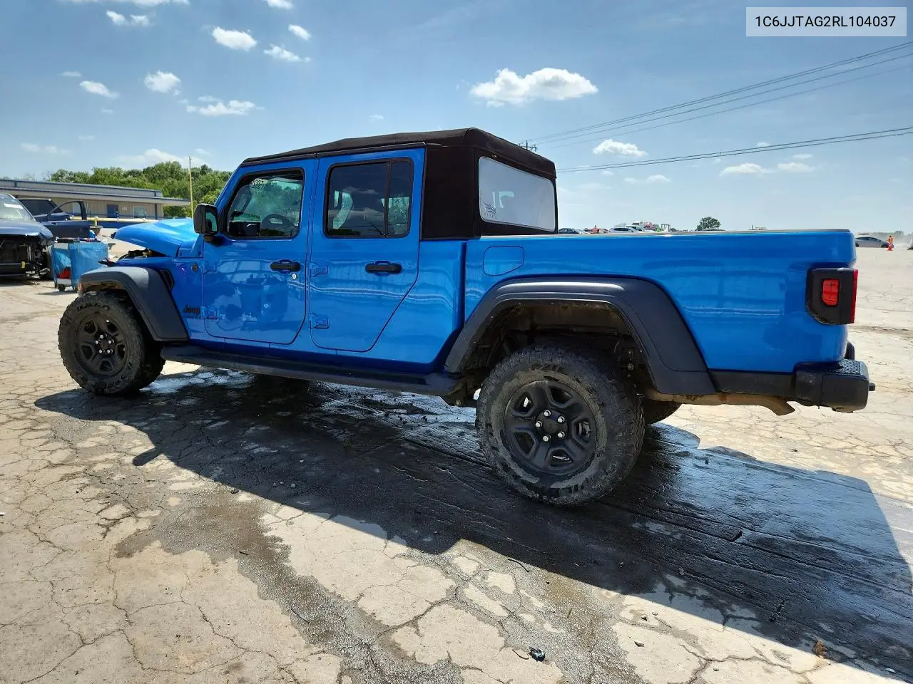 2024 Jeep Gladiator Sport VIN: 1C6JJTAG2RL104037 Lot: 59296596