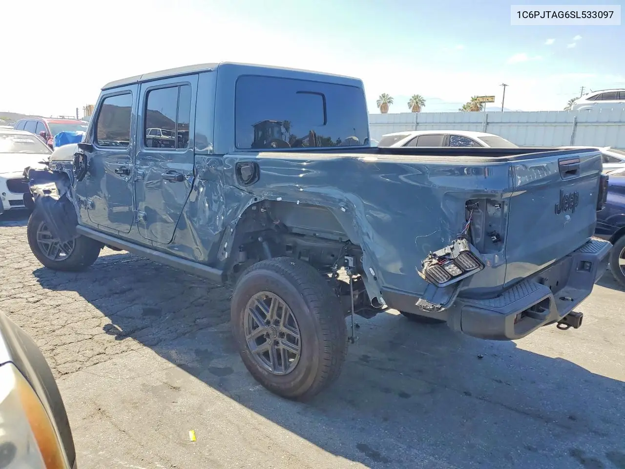 2025 Jeep Gladiator Sport VIN: 1C6PJTAG6SL533097 Lot: 55570246