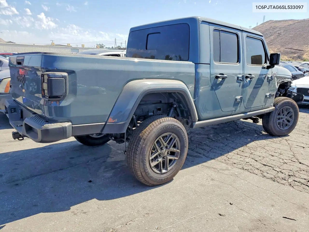 2025 Jeep Gladiator Sport VIN: 1C6PJTAG6SL533097 Lot: 55570246