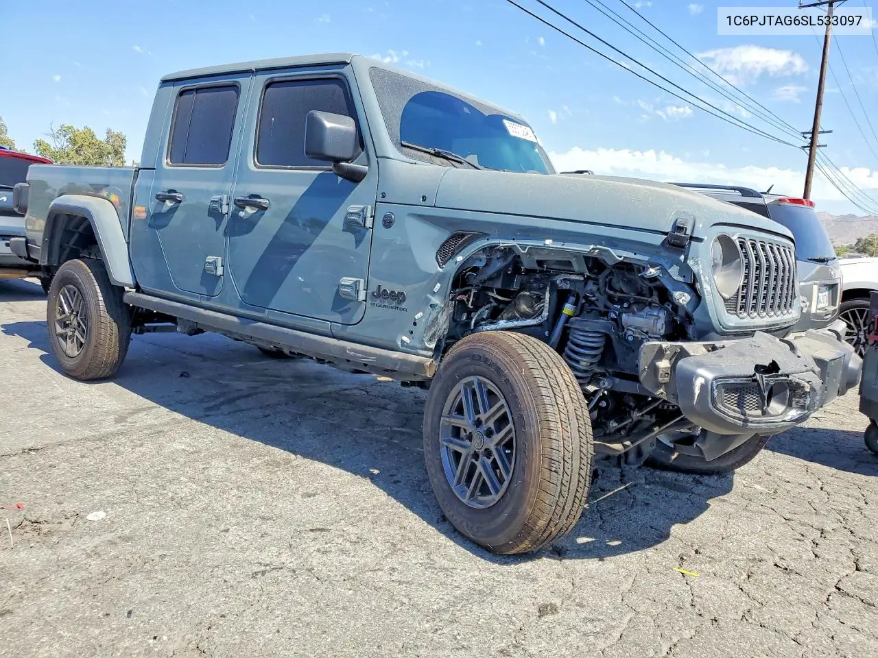 2025 Jeep Gladiator Sport VIN: 1C6PJTAG6SL533097 Lot: 55570246