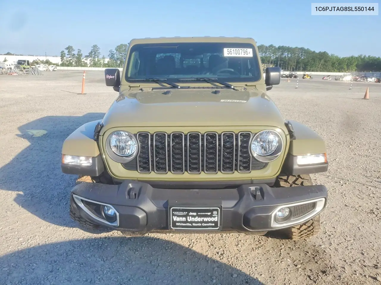 2025 Jeep Gladiator Sport VIN: 1C6PJTAG8SL550144 Lot: 56100796