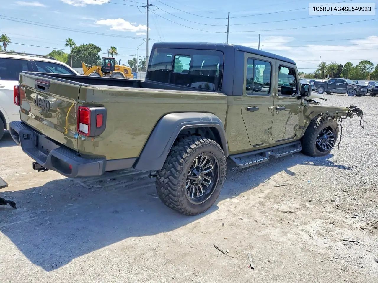 2025 Jeep Gladiator Sport VIN: 1C6RJTAG4SL549923 Lot: 56645646