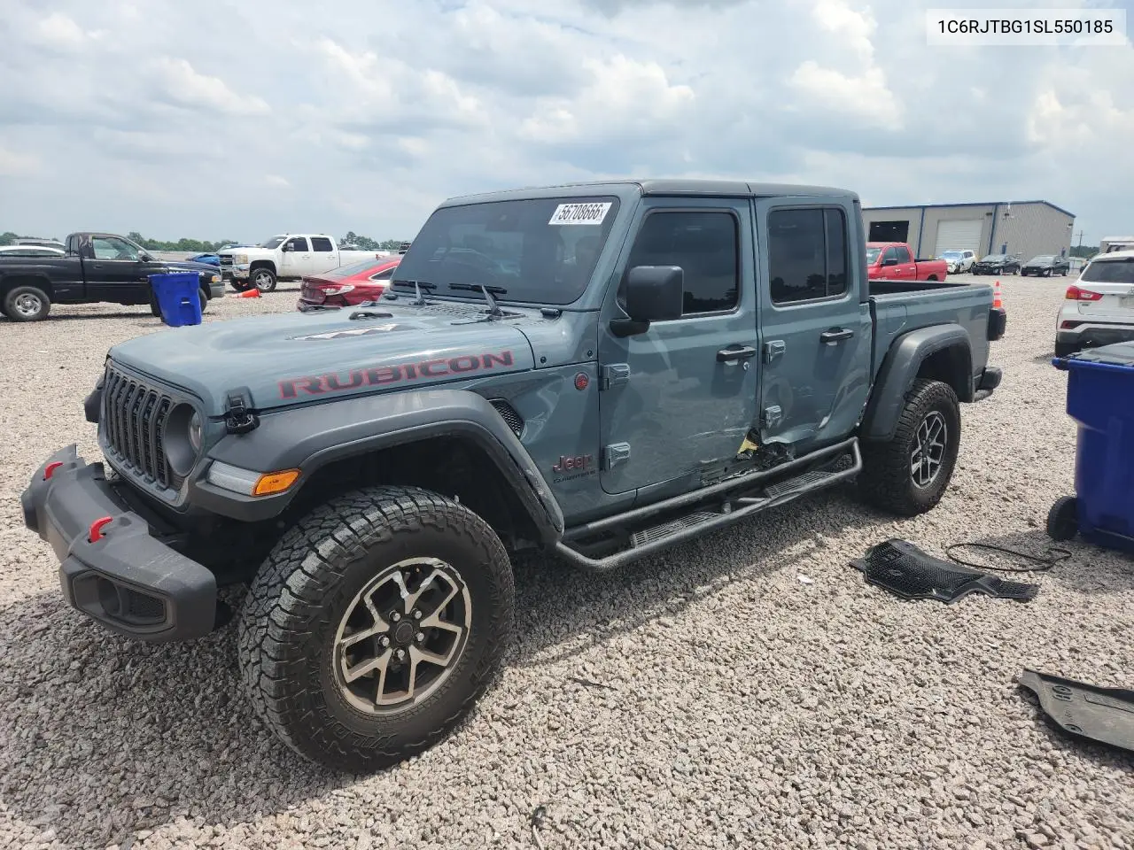 2025 Jeep Gladiator Rubicon VIN: 1C6RJTBG1SL550185 Lot: 56708666