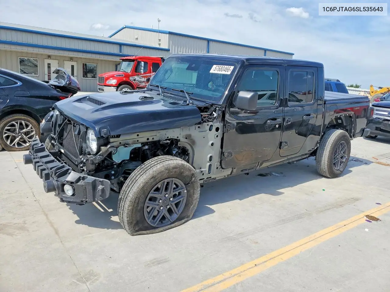2025 Jeep Gladiator Sport VIN: 1C6PJTAG6SL535643 Lot: 57680466