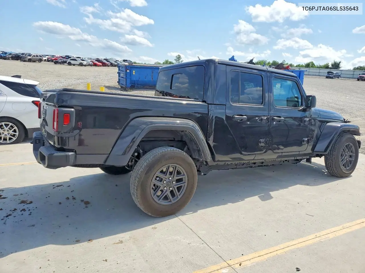 2025 Jeep Gladiator Sport VIN: 1C6PJTAG6SL535643 Lot: 57680466