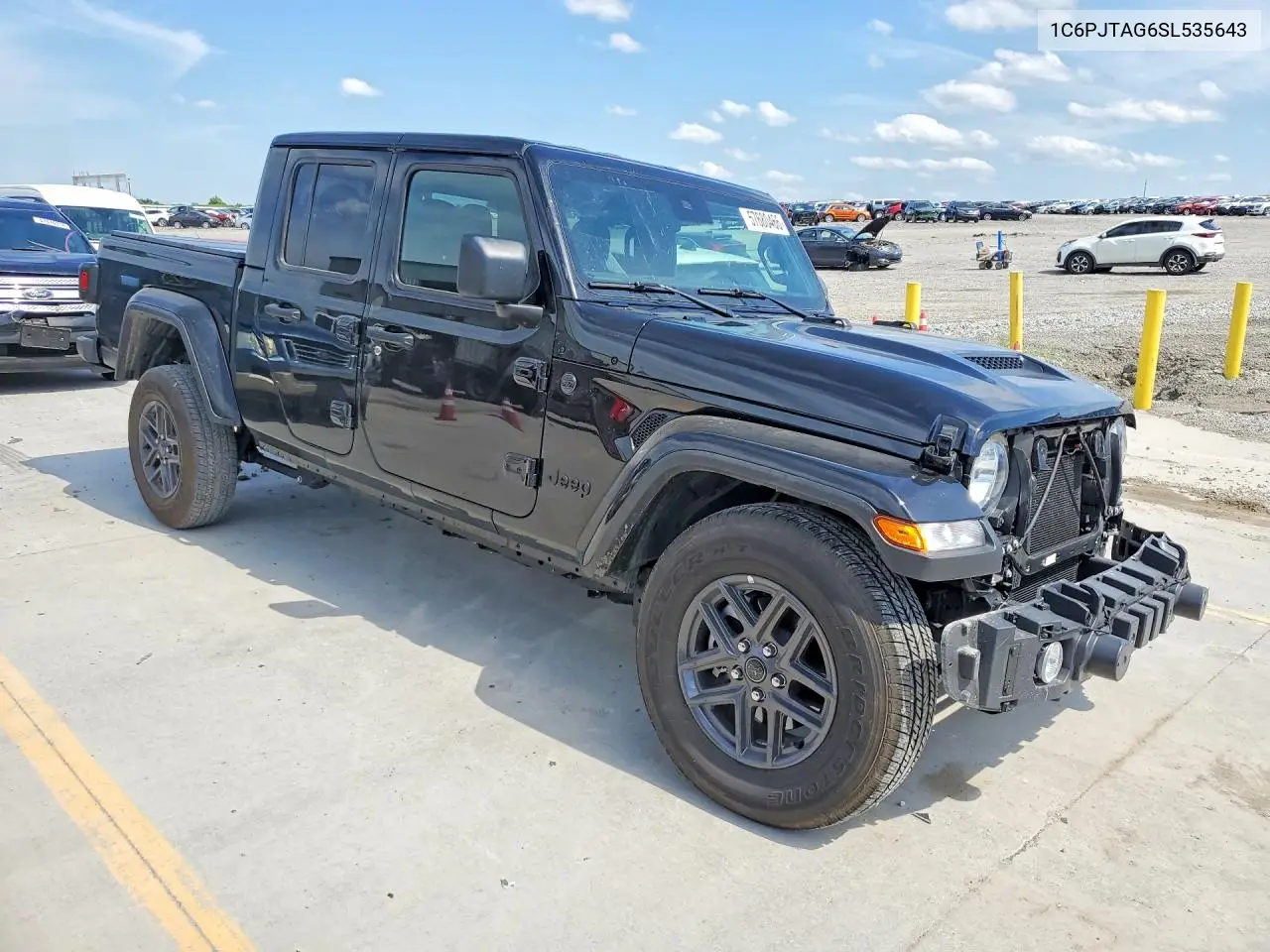 2025 Jeep Gladiator Sport VIN: 1C6PJTAG6SL535643 Lot: 57680466