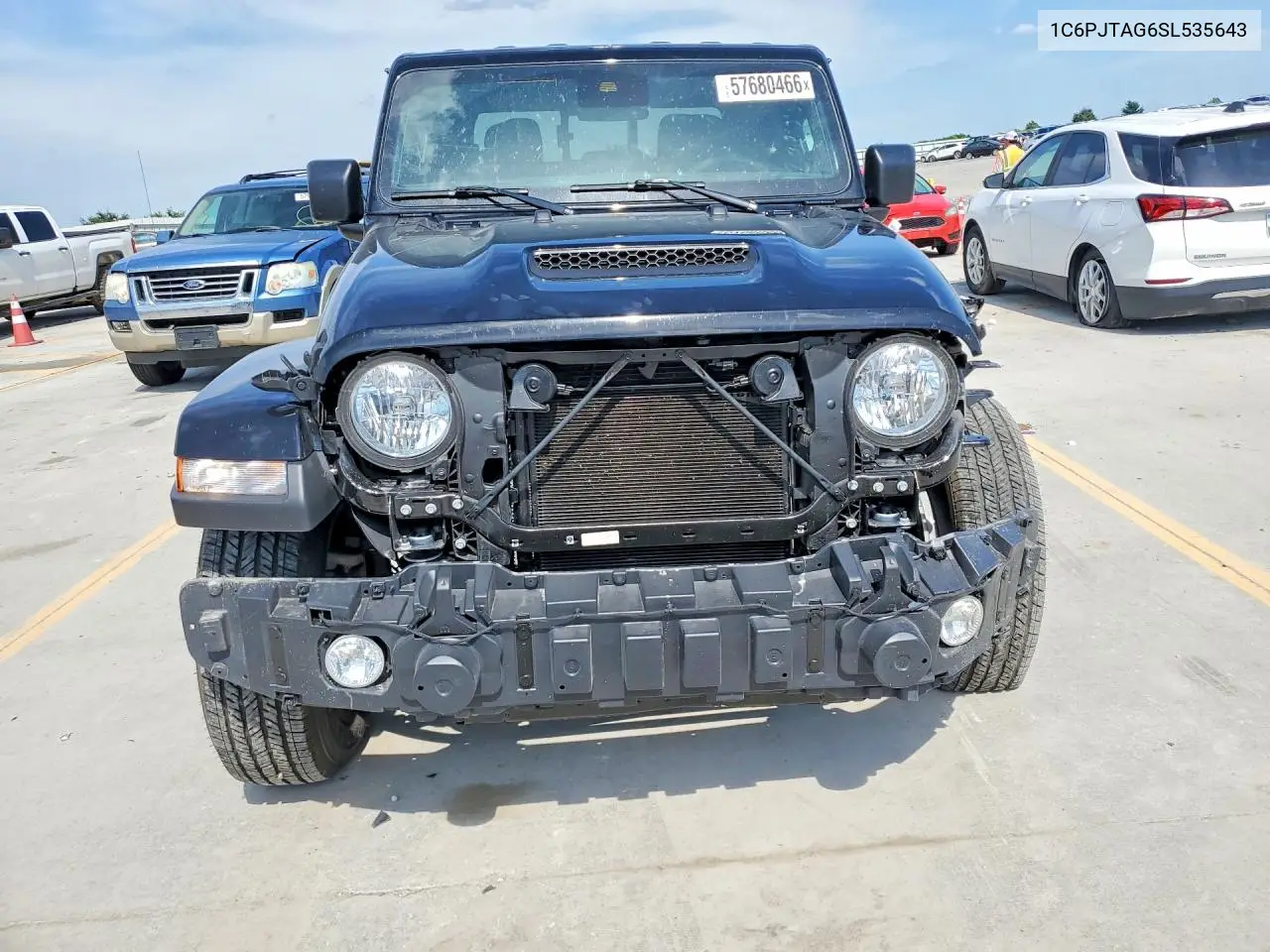 2025 Jeep Gladiator Sport VIN: 1C6PJTAG6SL535643 Lot: 57680466