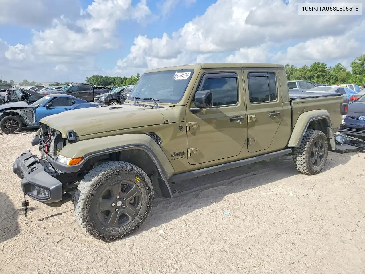 2025 Jeep Gladiator Sport VIN: 1C6PJTAG6SL506515 Lot: 58734276
