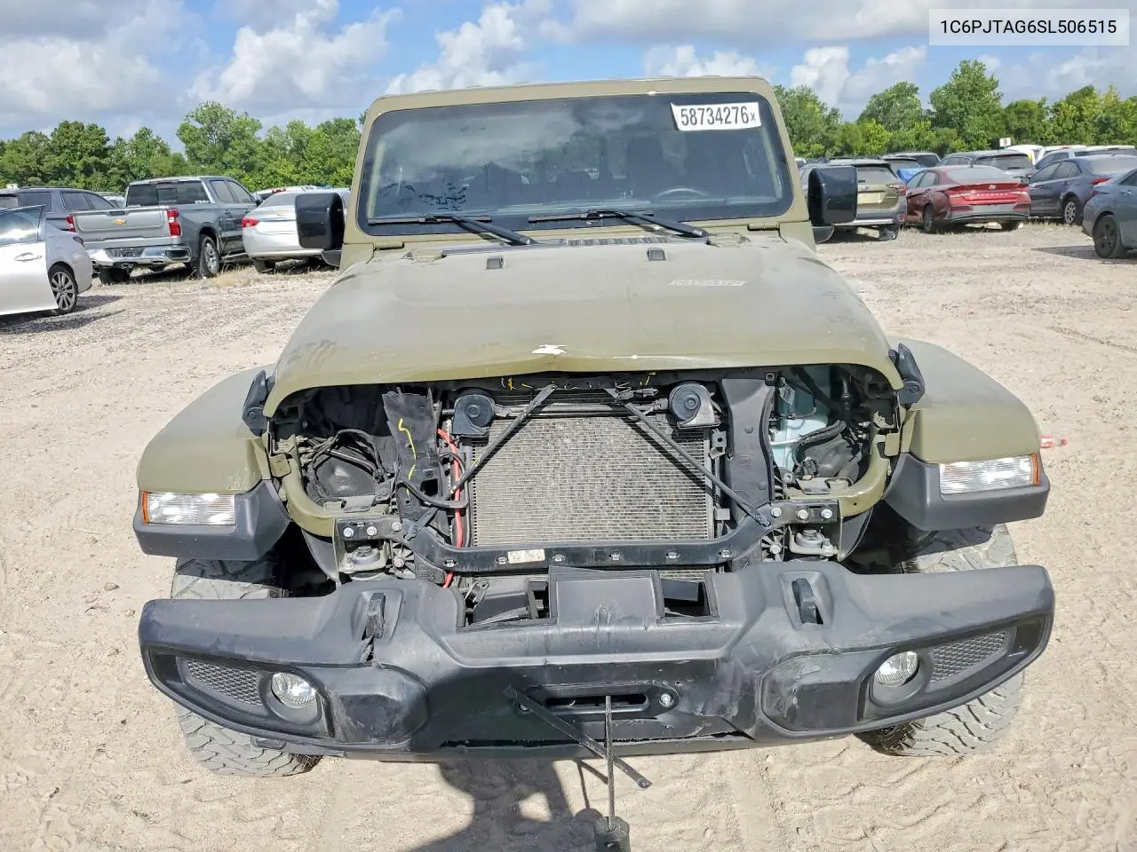 2025 Jeep Gladiator Sport VIN: 1C6PJTAG6SL506515 Lot: 58734276