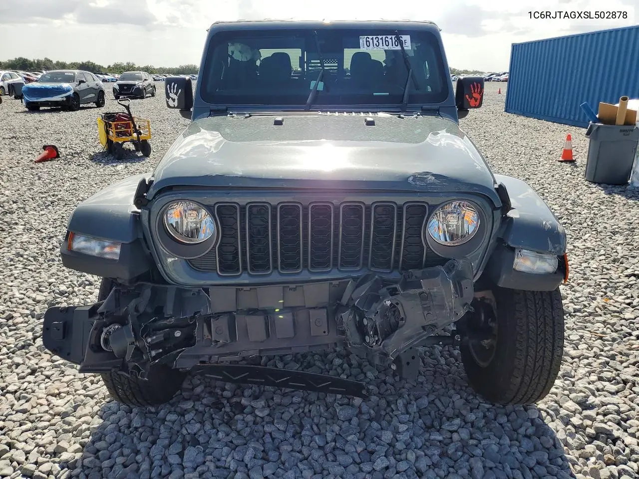 2025 Jeep Gladiator Sport VIN: 1C6RJTAGXSL502878 Lot: 61316186
