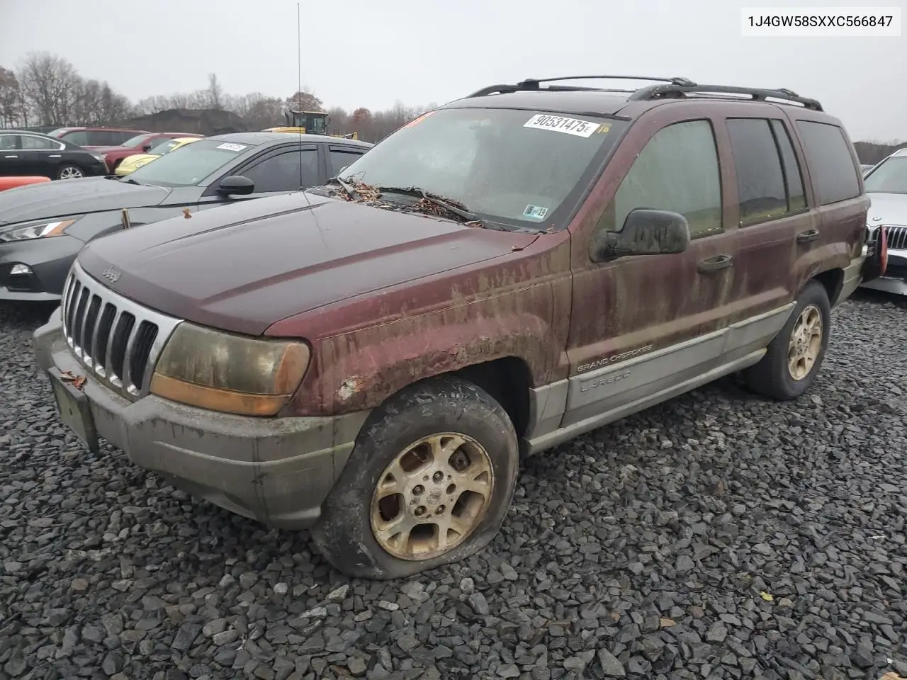 1J4GW58SXXC566847 1999 Jeep Grand Cherokee Laredo