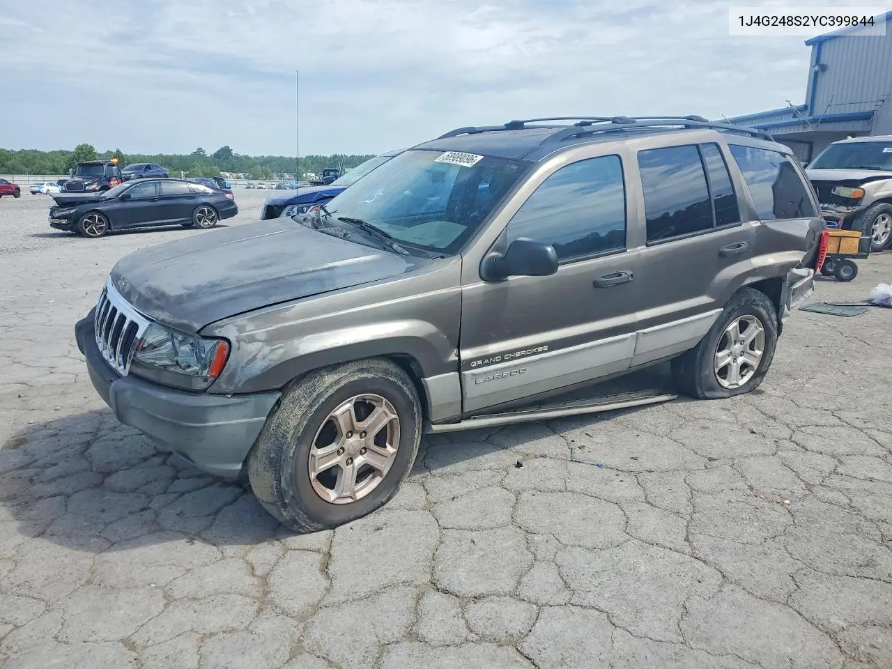 2000 Jeep Grand Cherokee Laredo VIN: 1J4G248S2YC399844 Lot: 58989096