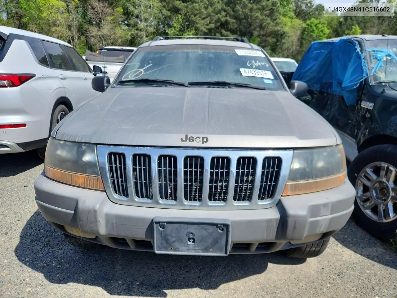 1J4GX48N41C516602 2001 Jeep Grand Cherokee Laredo