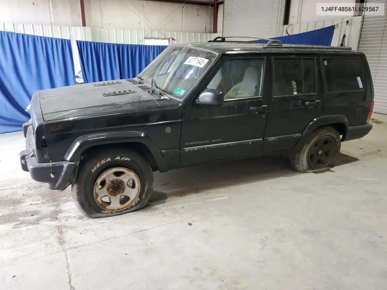 1J4FF48S61L629567 2001 Jeep Cherokee Sport