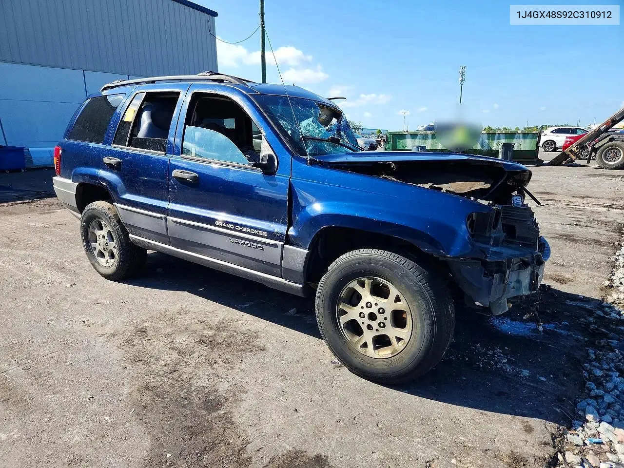 2002 Jeep Grand Cherokee Laredo VIN: 1J4GX48S92C310912 Lot: 60256356