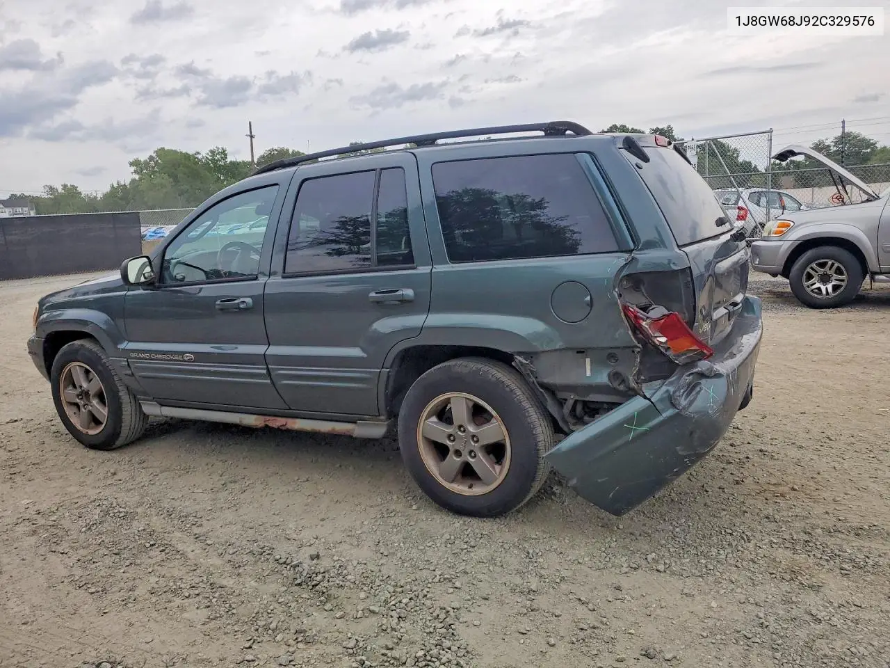 2002 Jeep Grand Cherokee Overland VIN: 1J8GW68J92C329576 Lot: 61888756